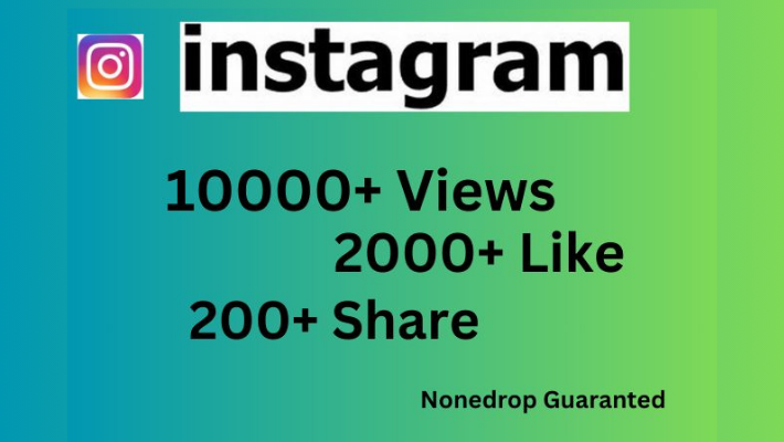 9967I will Send Instagram 20000+ views 4000+ likes 1000+ Share 100% Real