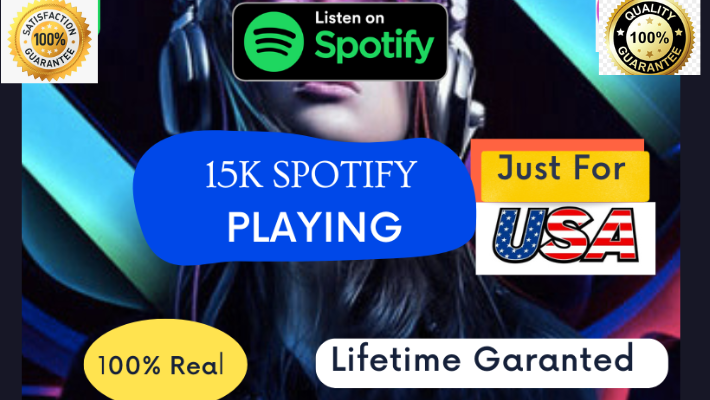 8957Provide 2000 to 2200 USA Spotify monthly listeners premium account active users ROYALTY ELIGIBLE