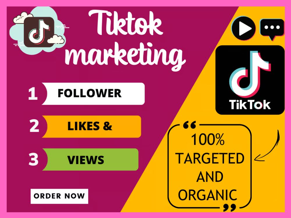 10316Organic TikTok Followers, Like, Views | TikTok Marketing, Promotion, Growth