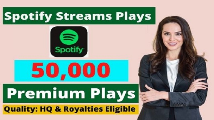 6335Get 10,000 to 12,000 Spotify USA Plays from HQ account, Real and active users and Royalties Eligible permanent guaranteed