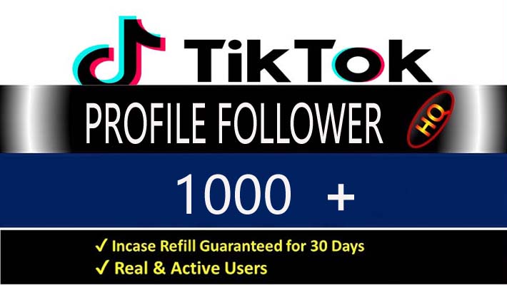 153802000+ Tiktok profile follower Non-Drop & HQ Active Users, Lifetime Guarantee