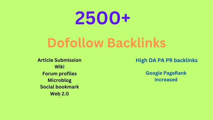 14810Manage 70 PR9, PR8, and PR7 Web 2.0 Blog Backlinks for Your Website.