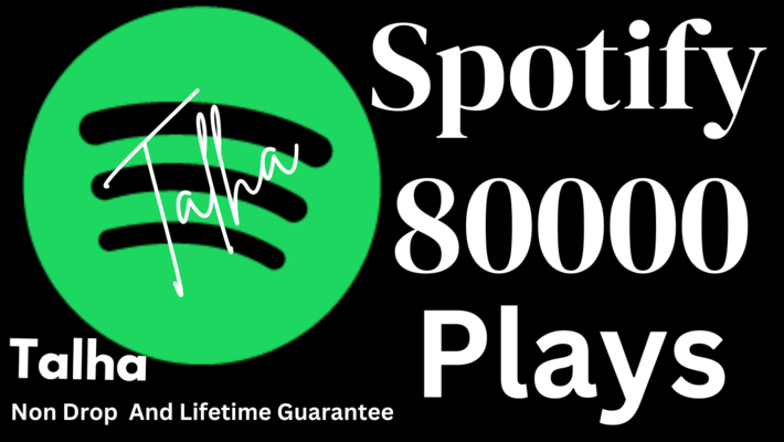 16347I will provide 25K+ Spotify Premium Real Plays, 100% Non-Drop, lifetime Guaranteed