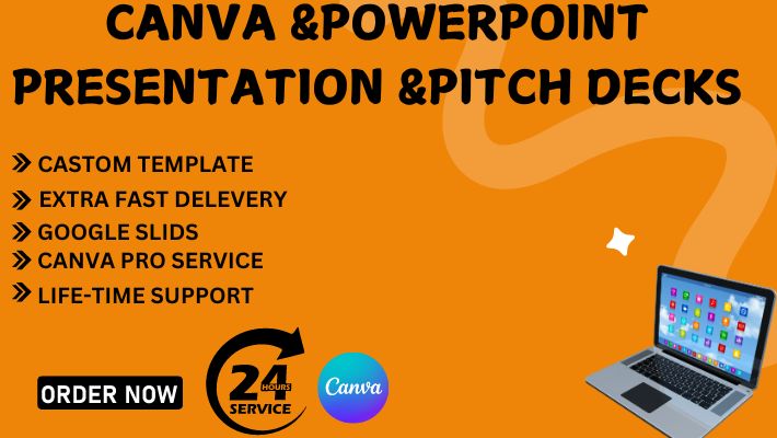 22092I will design canva pro or powerpoint presentation slides or template