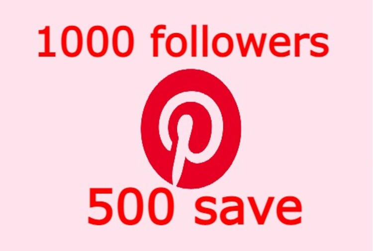 13327ADD you Pinterest 1000+ followers & 500 Save