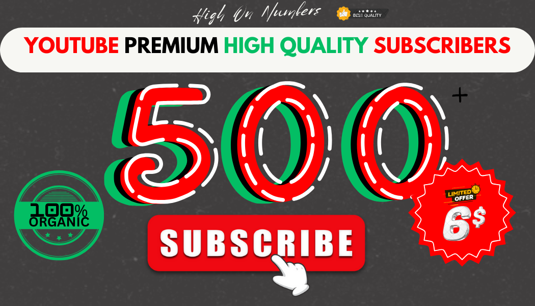 14243YouTube Premium Growth Package: 2,500 Organic Views + 125 Subscribers + 250 Likes + 125 Comments + BONUS Comment Likes