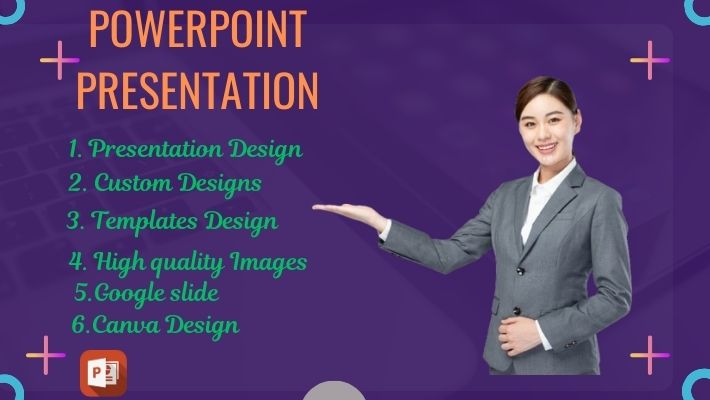 22155I Will create power point presentation and canva Design