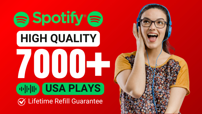 23328Get 10,000 To 12,000 Spotify USA Organic Plays