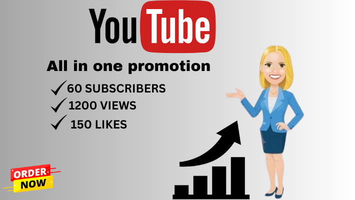 32164i will send you 1200 YouTube Views & 150 likes with 60 subscribes