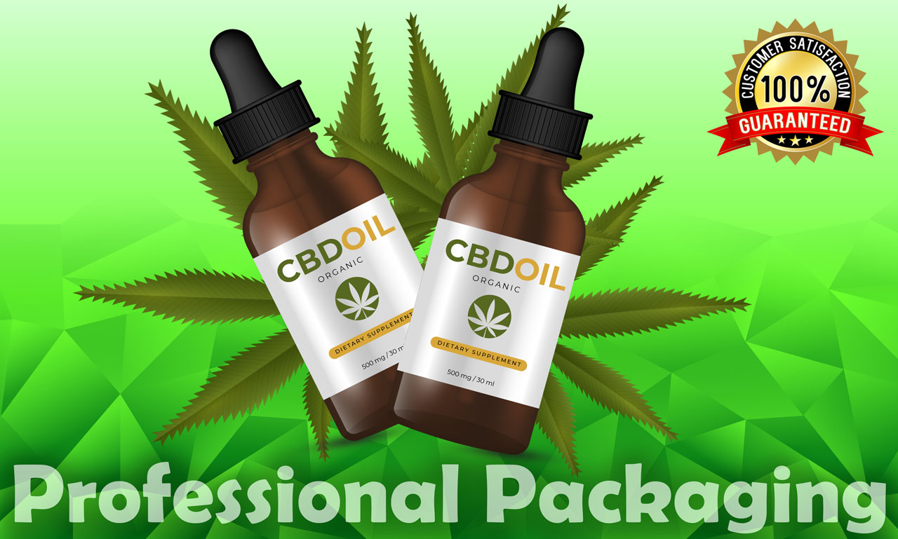 28763I will create unique CBD label, hair oil label, packaging label artwork