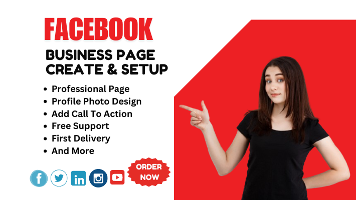 27535I will create and setup facebook business page