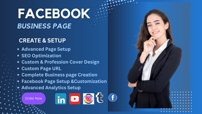 27558Professionally Create & Setup Your Facebook Business Page for Success