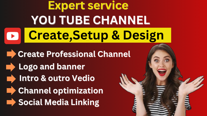 28160I will create and set up a professional YouTube channel with an intro, outro, and video…