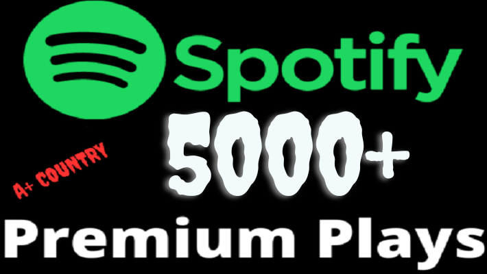 46314I will add 5000+ REAL AND non drop Spotify Premium account plays﻿