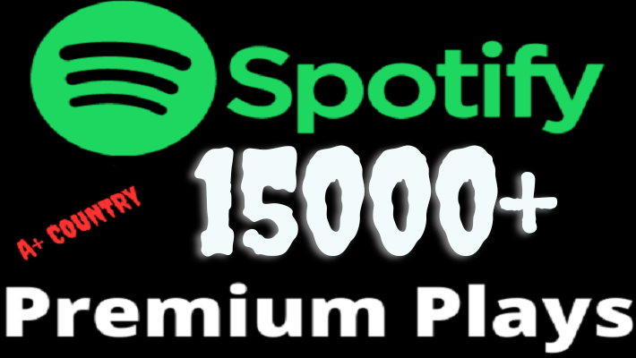 46340I will add 15000+ REAL AND non drop Spotify Premium account plays﻿