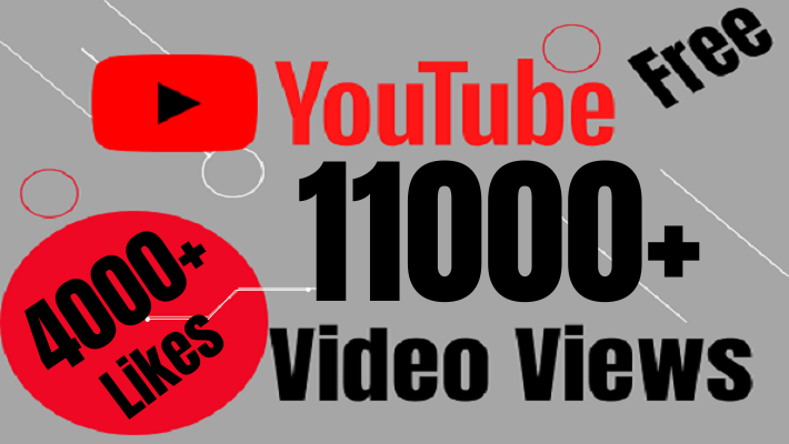 45464I will add 11000+ REAL AND non drop YouTube video views and 4000 Likes Free.