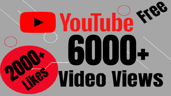 45443I will add 6000+ REAL AND non drop YouTube video views and 2000Likes Free.