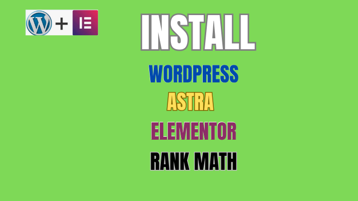 41033I will install Astra Pro Elemento Pro Rank Math Pro and Updraftplus Pro