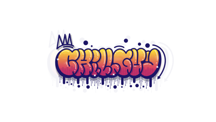 61449I will draw Digital Graffiti Logos