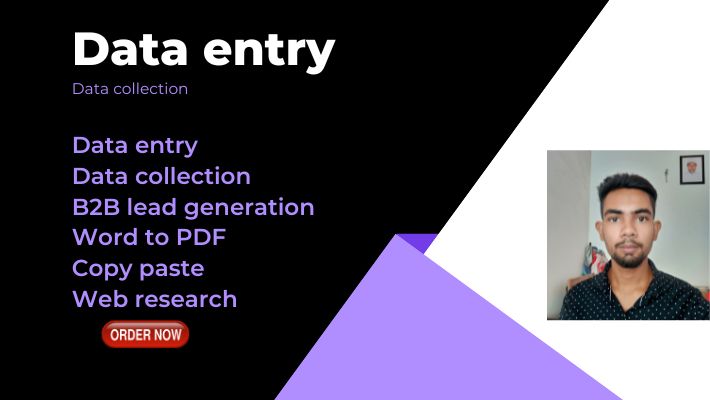 67766I will do any type of Data Entry jobs.