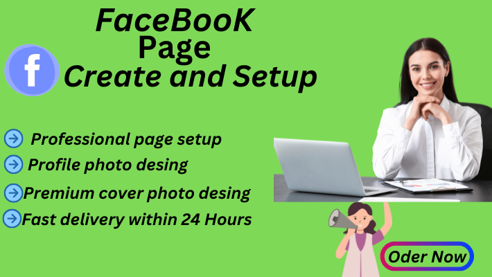 69377I will create an amazing facebook page & set up
