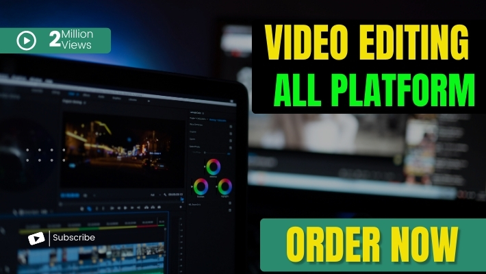 67435Professional Video Editing Services for YouTube, Instagram, TikTok & All Platforms