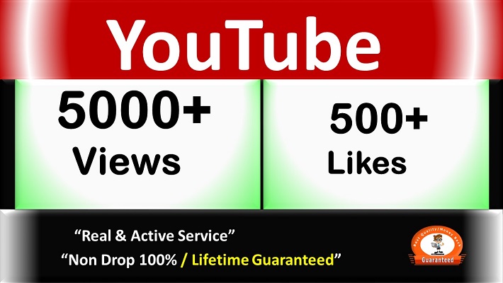 125172000+ YouTube Video Views & 100+ Likes From REAL A+ Country Viewers, Good Retention, Non Drop / LifeTime Guarantee