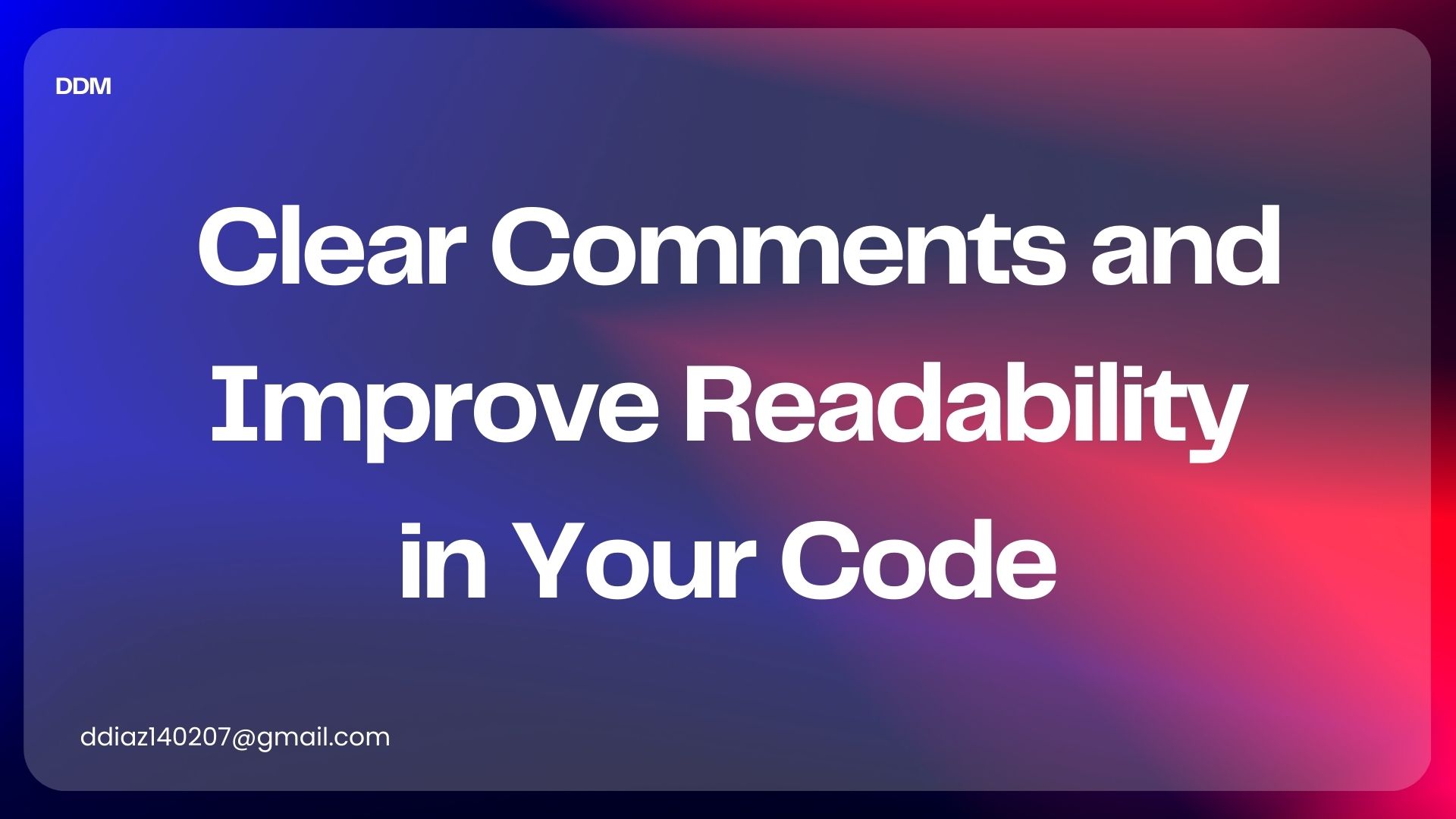 109919💻 I Will Add Clear Comments and Improve Readability in Your Code!