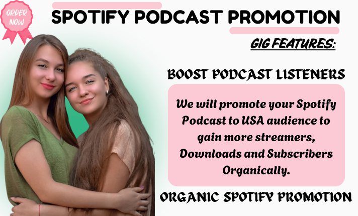 115032I will do spotify podcast promotion to USA audience to get followers and subscribers