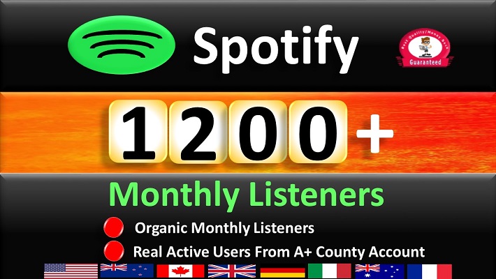127063Get 10,000+ ORGANIC Monthly Listeners From HQ Accounts of A+ Countries, Real and Active Users, Guaranteed