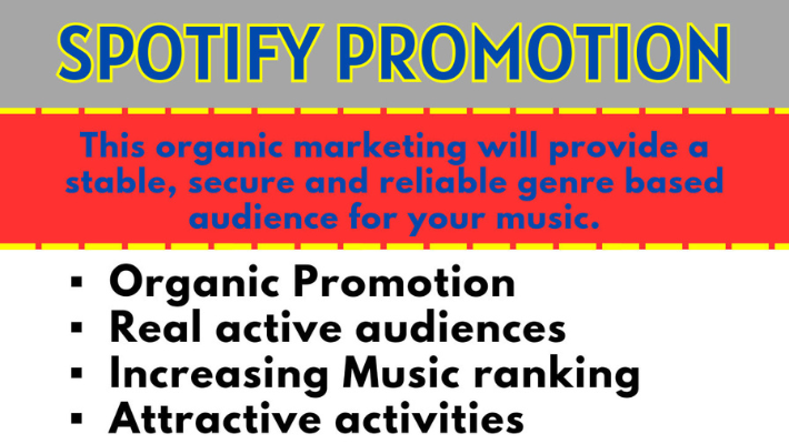 128999I will do 100k spotify monthly listener and stream spotify song promote music engager