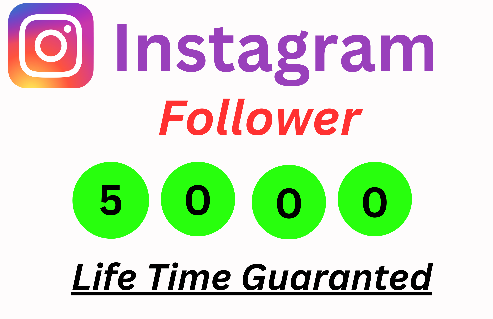 19208710K Instagram follower Lifetime Guarantee