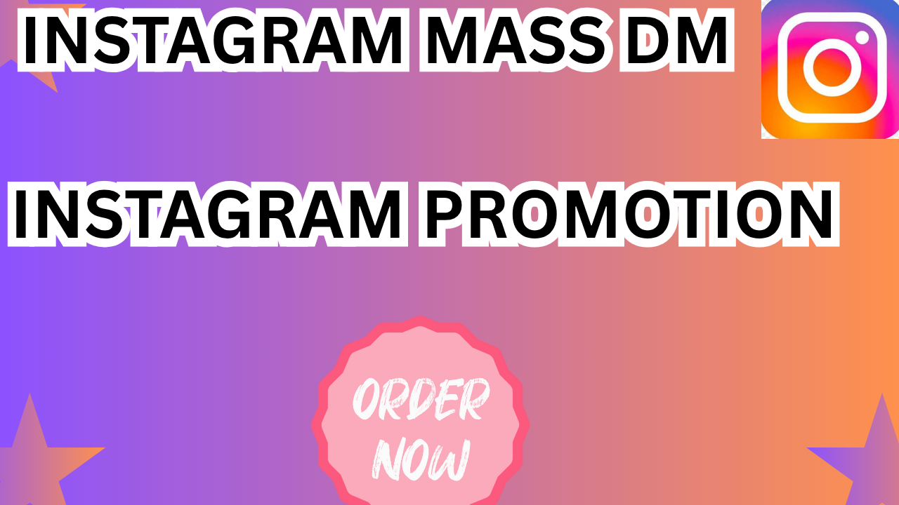 184412I will do Instagram mass dm to bring 100K active users, Instagram promotion