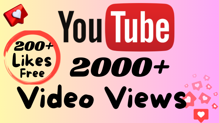 168908Get 1000+ Real, Non-Drop Youtube Reels/Video views and 100+ Likes Free