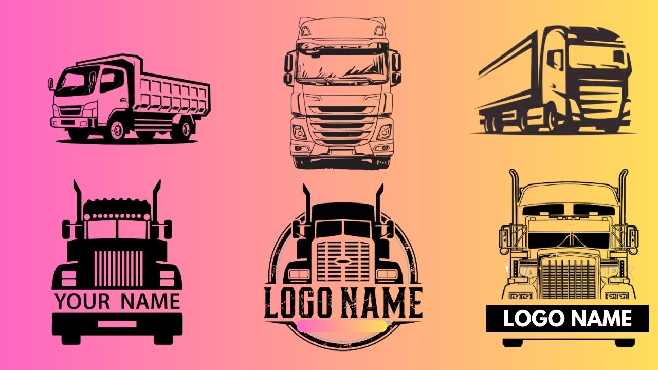 190638Professional Truck Logo Design,  Custom & High-Quality Logos