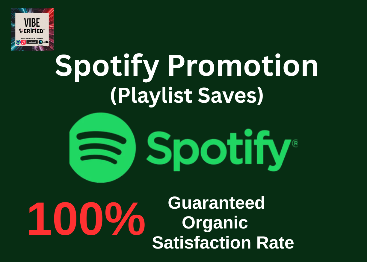 236142Organic Spotify Music Promotion with Saves & Real Reach