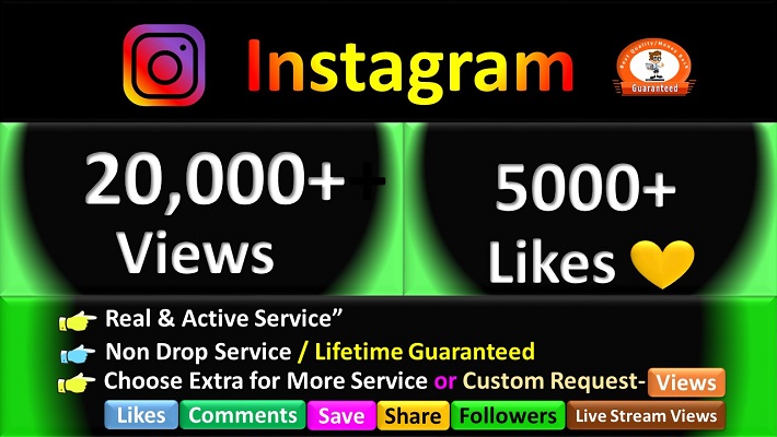 2348032000+ YouTube Video Views & 100+ Likes From REAL A+ Country Viewers, Good Retention, Non Drop / LifeTime Guarantee