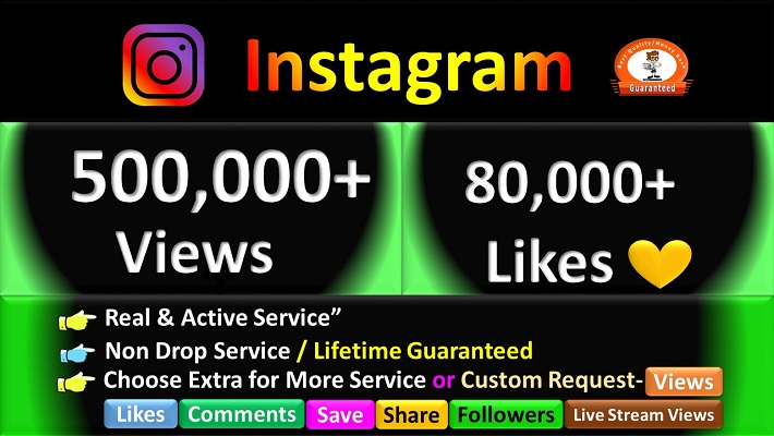 2393762000+ YouTube Video Views & 100+ Likes From REAL A+ Country Viewers, Good Retention, Non Drop / LifeTime Guarantee