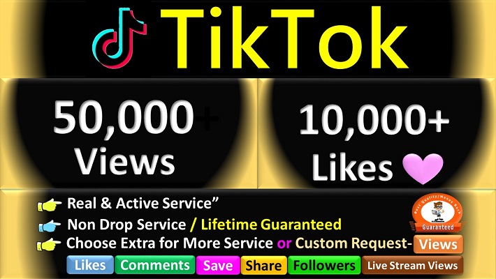 2191262000+ YouTube Video Views & 100+ Likes From REAL A+ Country Viewers, Good Retention, Non Drop / LifeTime Guarantee