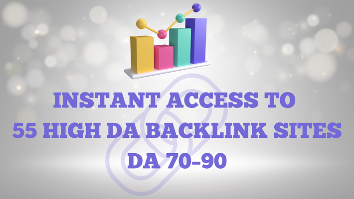 326759I will give you access to 55 high domain-authority sites (DA 70–90) so you can publish your backlinks instantly.