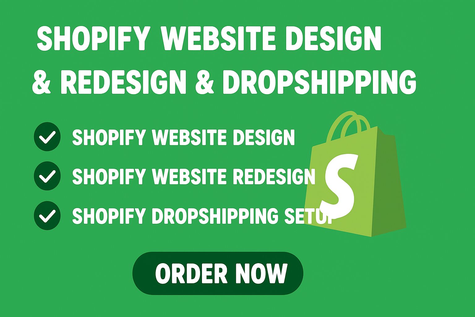310119I will design or redesign a shopify store/website and a dropshipping store