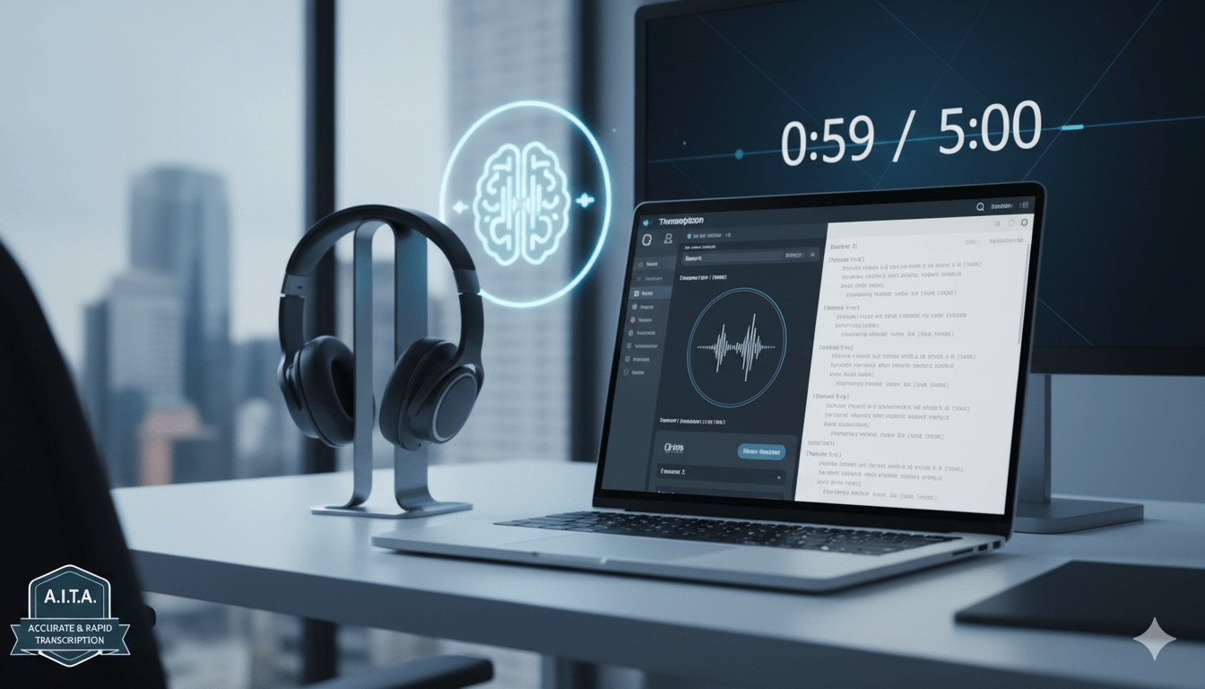 341012Ultra-Fast Transcription: 5 Min. Audio/Video (ENG/ITA) – Guaranteed 3-Hour Delivery