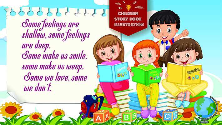 356766Children story book illustration