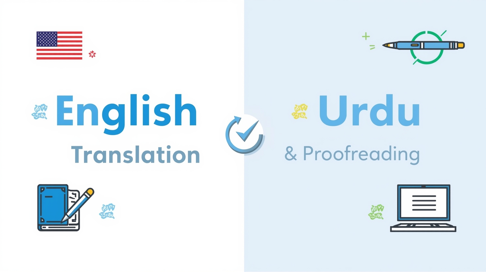 414322I will do quick turnaround English to Urdu translation services