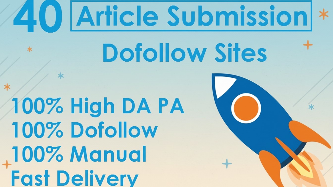 430210I will Do Provide 50 Unique Article Submission With DA 50+