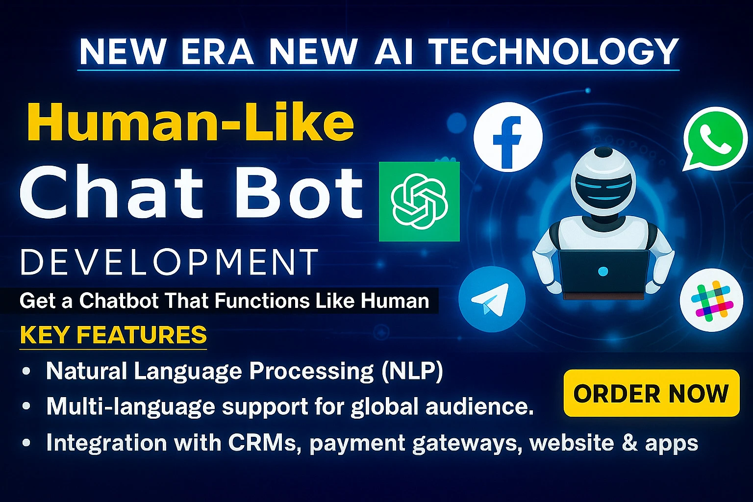 454740I will build an automated social media bot facebook bot telegram bot instagram chatbot