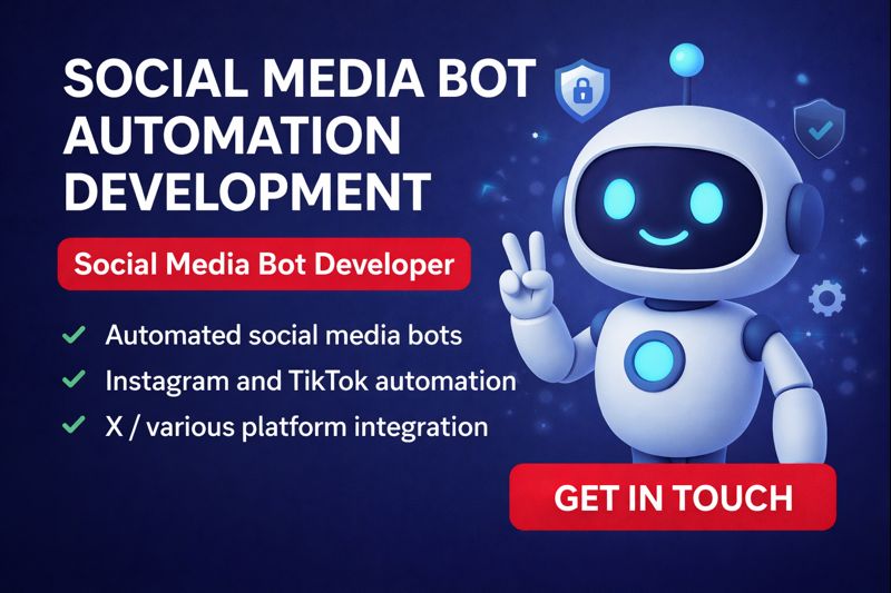 458827I will develop custom social media automation bots and API integrations