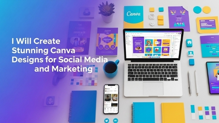 461003I will create stunning Canva designs for social media and marketing