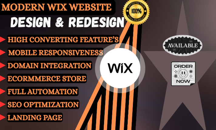 462406I will design a professional Wix website for your business