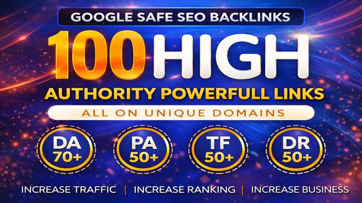 465013Branded 100 Backlinks with Da 90 plus sites